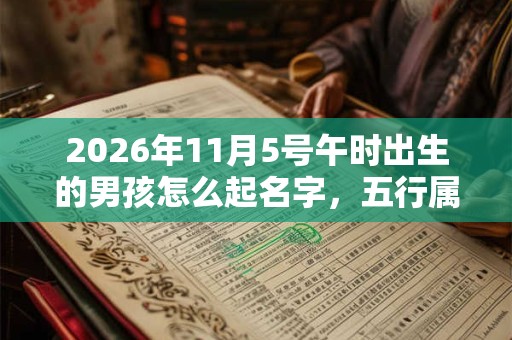 2026年11月5号午时出生的男孩怎么起名字,五行属什么 2026年11月5号午时出生的男孩怎么起名字,五行属什么