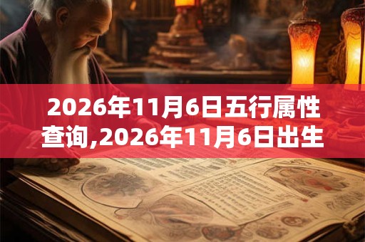 2026年11月6日五行属性查询,2026年11月6日出生五行属什么