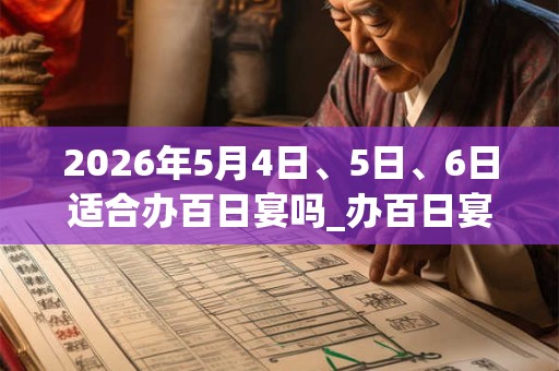 2026年5月4日、5日、6日适合办百日宴吗_办百日宴吉利吗 2026年5月4日、5日、6日适合办百日宴吗_办百日宴吉利吗