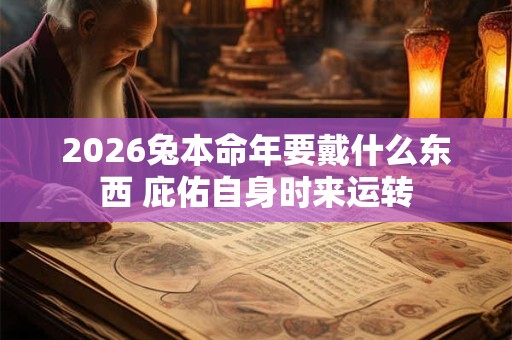 2026兔本命年要戴什么东西 庇佑自身时来运转