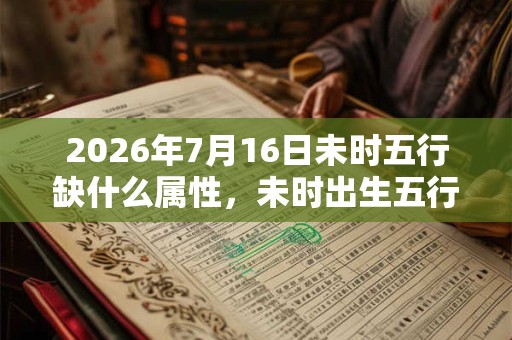 2026年7月16日未时五行缺什么属性,未时出生五行缺什么 2026年7月16日未时五行缺什么属性,未时出生五行缺什么