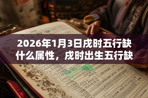 2026年1月3日戌时五行缺什么属性,戌时出生五行缺什么 2026年1月3日戌时五行缺什么属性,戌时出生五行缺什么