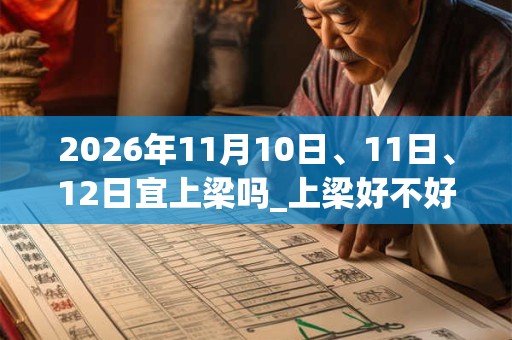 2026年11月10日、11日、12日宜上梁吗_上梁好不好 2026年11月10日、11日、12日宜上梁吗_上梁好不好