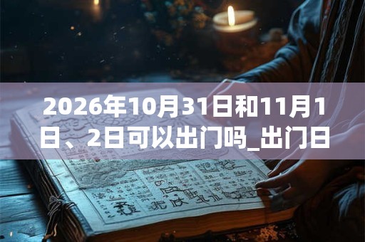 2026年10月31日和11月1日、2日可以出门吗_出门日子好吗 2026年10月31日和11月1日、2日可以出门吗_出门日子好吗