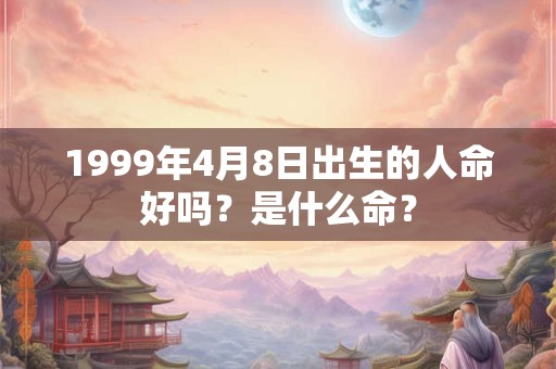 1999年4月8日出生的人命好吗？是什么命？