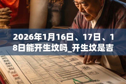 2026年1月16日、17日、18日能开生坟吗_开生坟是吉日吗