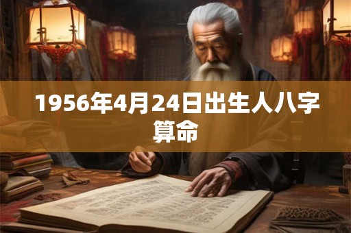 1956年4月24日出生人八字算命 1956年4月24日出生人八字算命