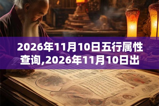 2026年11月10日五行属性查询,2026年11月10日出生五行属什么 2026年11月10日五行属性查询,2026年11月10日出生五行属什么
