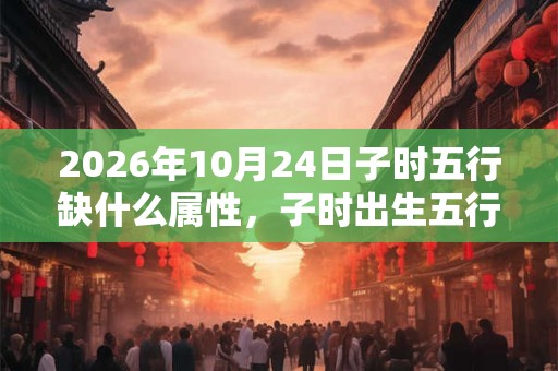 2026年10月24日子时五行缺什么属性,子时出生五行缺什么 2026年10月24日子时五行缺什么属性,子时出生五行缺什么