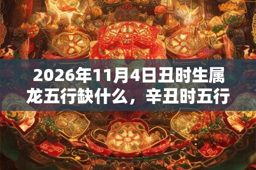 2026年11月4日丑时生属龙五行缺什么,辛丑时五行缺什么 2026年11月4日丑时生属龙五行缺什么,辛丑时五行缺什么