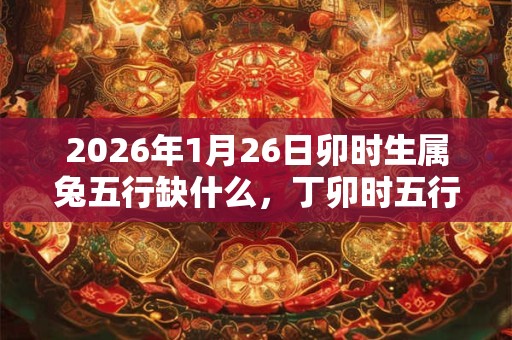 2026年1月26日卯时生属兔五行缺什么，丁卯时五行缺什么