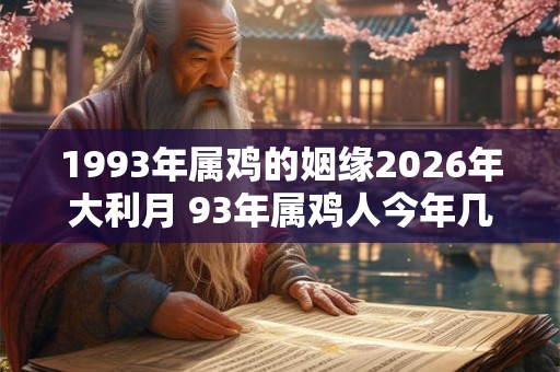 1993年属鸡的姻缘2026年大利月 93年属鸡人今年几月姻缘好 1993年属鸡的姻缘2026年大利月 93年属鸡人今年几月姻缘好