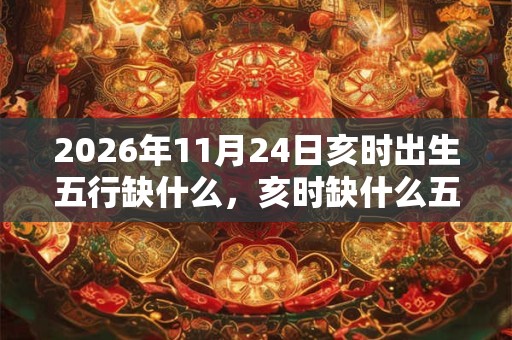 2026年11月24日亥时出生五行缺什么,亥时缺什么五行 2026年11月24日亥时出生五行缺什么,亥时缺什么五行