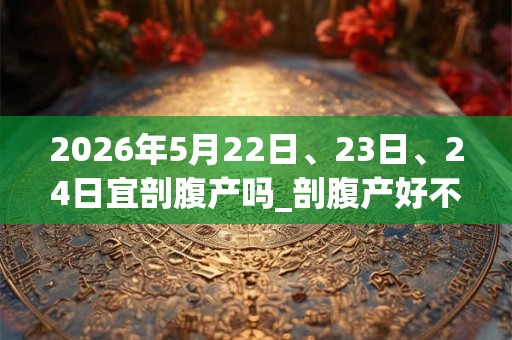2026年5月22日、23日、24日宜剖腹产吗_剖腹产好不好 2026年5月22日、23日、24日宜剖腹产吗_剖腹产好不好
