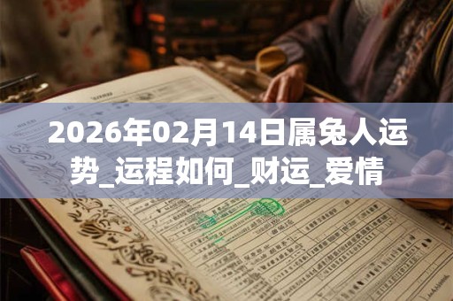 2026年02月14日属兔人运势_运程如何_财运_爱情 2026年02月14日属兔人运势_运程如何_财运_爱情