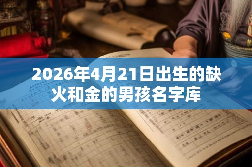 2026年4月21日出生的缺火和金的男孩名字库 2026年4月21日出生的缺火和金的男孩名字库