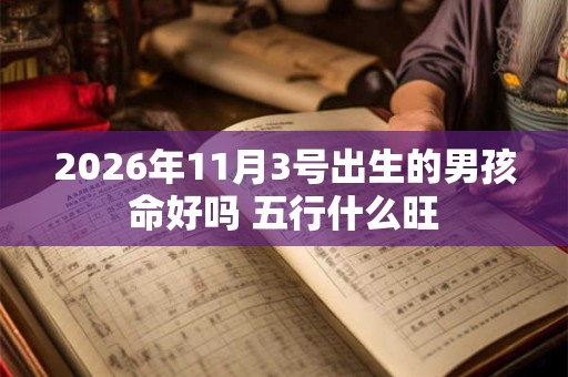 2026年11月3号出生的男孩命好吗 五行什么旺