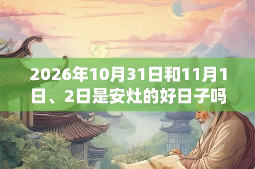 2026年10月31日和11月1日、2日是安灶的好日子吗_安灶可以吗 2026年10月31日和11月1日、2日是安灶的好日子吗_安灶可以吗
