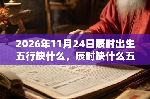 2026年11月24日辰时出生五行缺什么,辰时缺什么五行 2026年11月24日辰时出生五行缺什么,辰时缺什么五行