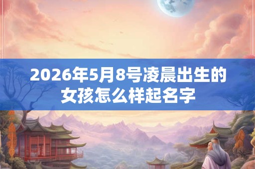2026年5月8号凌晨出生的女孩怎么样起名字 2026年5月8号凌晨出生的女孩怎么样起名字