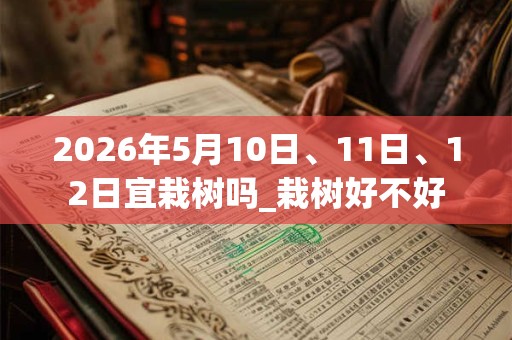 2026年5月10日、11日、12日宜栽树吗_栽树好不好 2026年5月10日、11日、12日宜栽树吗_栽树好不好