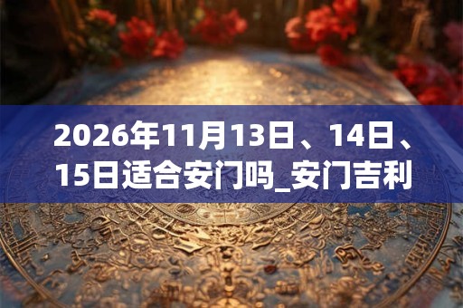 2026年11月13日、14日、15日适合安门吗_安门吉利吗