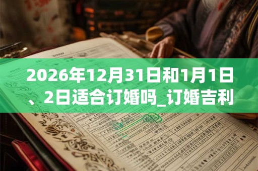 2026年12月31日和1月1日、2日适合订婚吗_订婚吉利吗 2026年12月31日和1月1日、2日适合订婚吗_订婚吉利吗