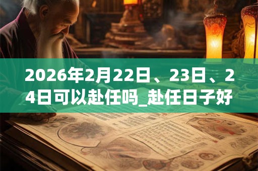 2026年2月22日、23日、24日可以赴任吗_赴任日子好吗 2026年2月22日、23日、24日可以赴任吗_赴任日子好吗
