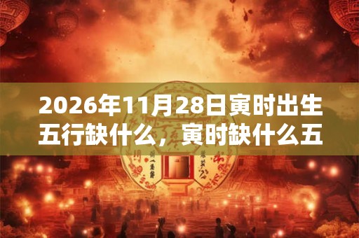2026年11月28日寅时出生五行缺什么，寅时缺什么五行