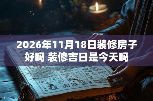 2026年11月18日装修房子好吗 装修吉日是今天吗 2026年11月18日装修房子好吗 装修吉日是今天吗