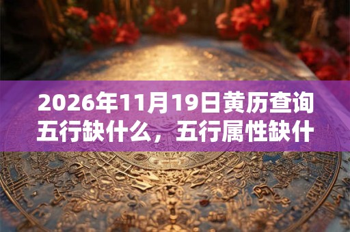 2026年11月19日黄历查询五行缺什么，五行属性缺什么