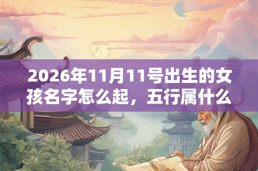 2026年11月11号出生的女孩名字怎么起,五行属什么 2026年11月11号出生的女孩名字怎么起,五行属什么