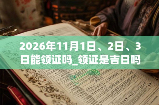 2026年11月1日、2日、3日能领证吗_领证是吉日吗 2026年11月1日、2日、3日能领证吗_领证是吉日吗