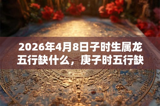 2026年4月8日子时生属龙五行缺什么,庚子时五行缺什么 2026年4月8日子时生属龙五行缺什么,庚子时五行缺什么