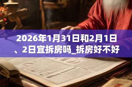2026年1月31日和2月1日、2日宜拆房吗_拆房好不好 2026年1月31日和2月1日、2日宜拆房吗_拆房好不好