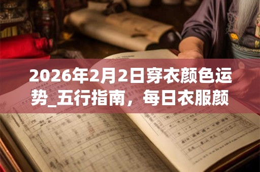 2026年2月2日穿衣颜色运势_五行指南,每日衣服颜色幸运色 2026年2月2日穿衣颜色运势_五行指南,每日衣服颜色幸运色