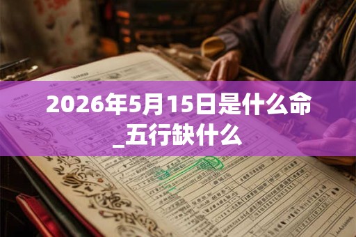 2026年5月15日是什么命_五行缺什么 2026年5月15日是什么命_五行缺什么