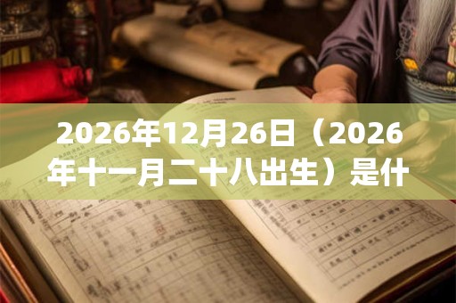 2026年12月26日(2026年十一月二十八出生)是什么命_命运如何 2026年12月26日(2026年十一月二十八出生)是什么命_命运如何