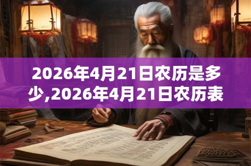 2026年4月21日农历是多少,2026年4月21日农历表 2026年4月21日农历是多少,2026年4月21日农历表