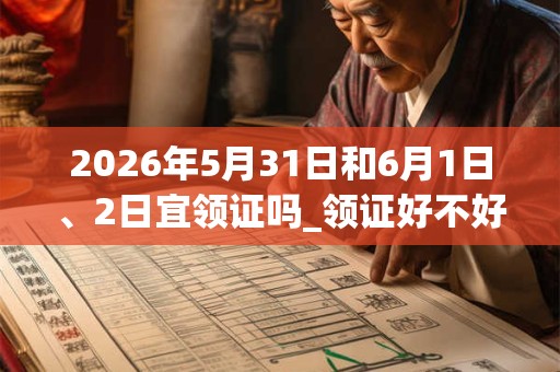 2026年5月31日和6月1日、2日宜领证吗_领证好不好