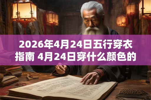 2026年4月24日五行穿衣指南 4月24日穿什么颜色的衣服 2026年4月24日五行穿衣指南 4月24日穿什么颜色的衣服