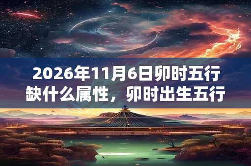 2026年11月6日卯时五行缺什么属性,卯时出生五行缺什么 2026年11月6日卯时五行缺什么属性,卯时出生五行缺什么
