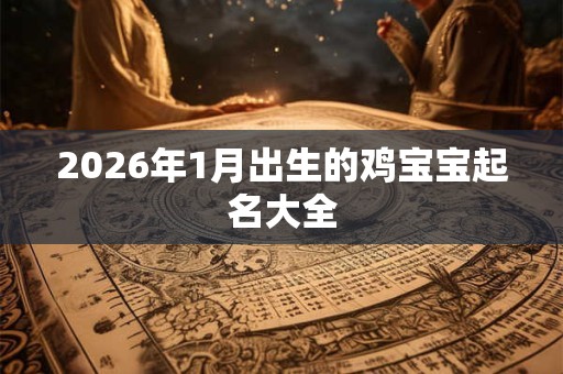 2026年1月出生的鸡宝宝起名大全 2026年1月出生的鸡宝宝起名大全