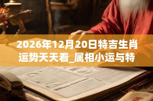 2026年12月20日特吉生肖运势天天看_属相小运与特吉生肖播报 2026年12月20日特吉生肖运势天天看_属相小运与特吉生肖播报