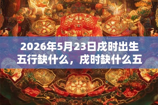 2026年5月23日戌时出生五行缺什么，戌时缺什么五行