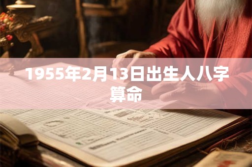 1955年2月13日出生人八字算命 1955年2月13日出生人八字算命