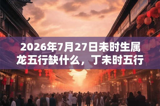 2026年7月27日未时生属龙五行缺什么,丁未时五行缺什么 2026年7月27日未时生属龙五行缺什么,丁未时五行缺什么