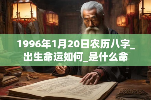 1996年1月20日农历八字_出生命运如何_是什么命 1996年1月20日农历八字_出生命运如何_是什么命