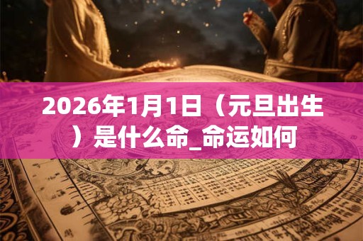 2026年1月1日(元旦出生)是什么命_命运如何 2026年1月1日(元旦出生)是什么命_命运如何
