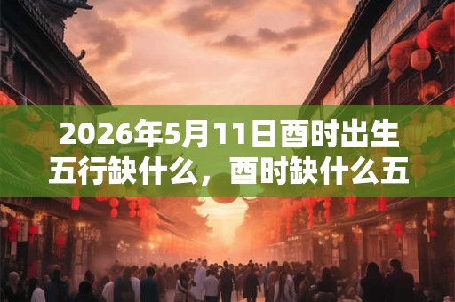 2026年5月11日酉时出生五行缺什么，酉时缺什么五行